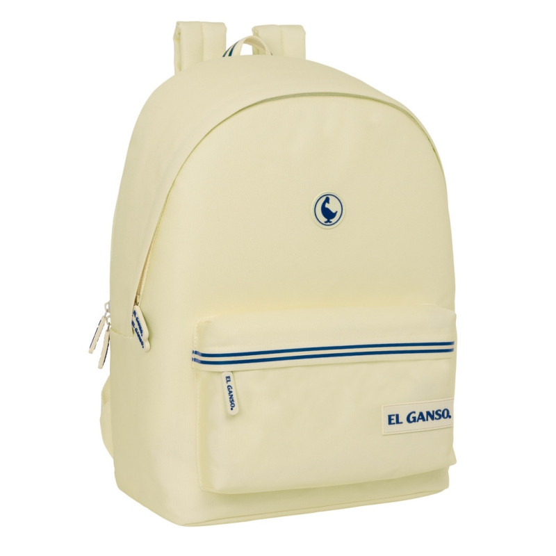 MOCHILA DOBLE PARA PORTATIL 15,6"+USB EL GANSO BASICS "ARENA" SAFTA25 ENERO 642465820