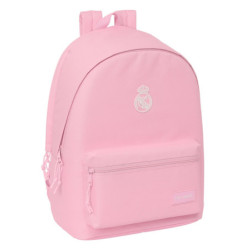 MOCHILA DOBLE PARA PORTATIL 15,6"+USB REAL MADRID CHICA ROSA SAFTA26 642467820 44X31 UNIDAD