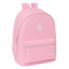 MOCHILA DOBLE PARA PORTATIL 15,6"+USB REAL MADRID CHICA ROSA SAFTA26 642467820 44X31 UNIDAD