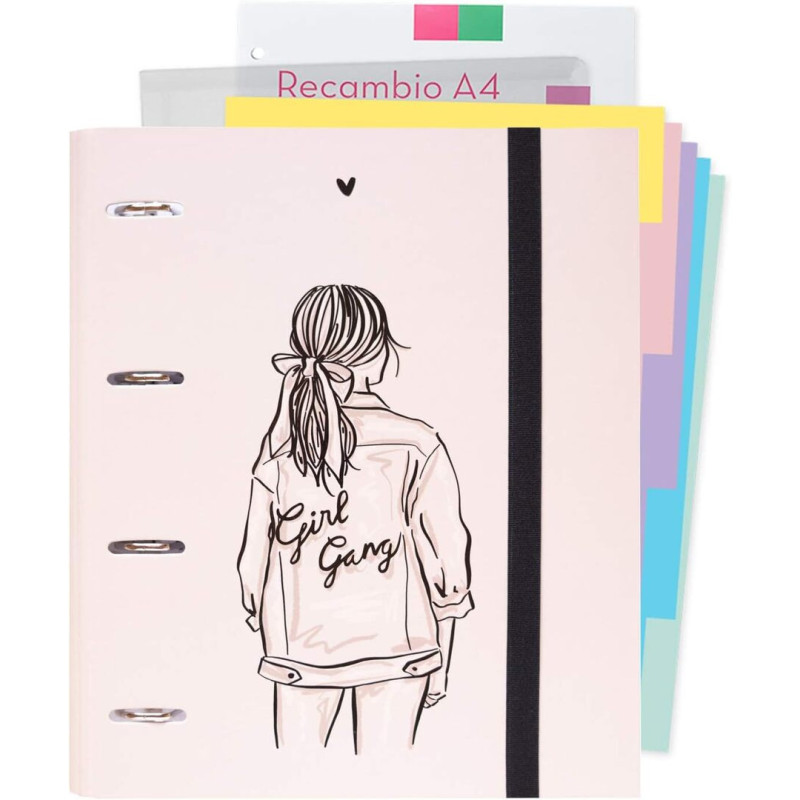 CARPEBLOC RINGBOOK 4A PREMIUM ERIK ANA MARIN C/SEPARADORES Y RECAMBIO CBK0074