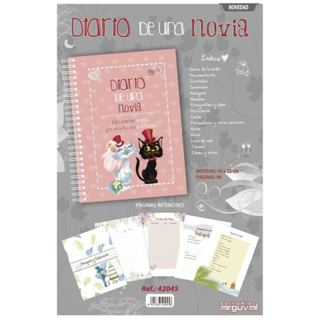 DIARIO ESPIRAL 4º 16*22 ARGU DE UNA NOVIA 42045
