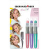 MARCADOR TIZA CAPILAR EBERHARD FABER PASTEL SET 3U + APLICADOR 579202