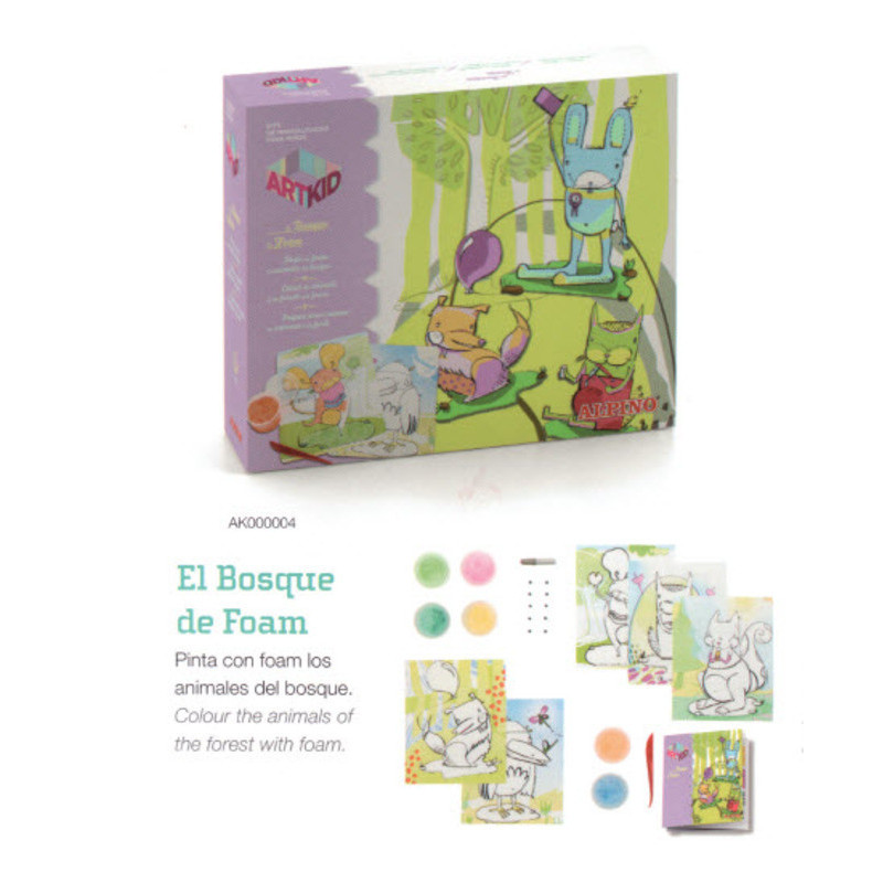 JUEGO ALPINO ART KID EL BOSQUE DE FOAM AK000004 ^