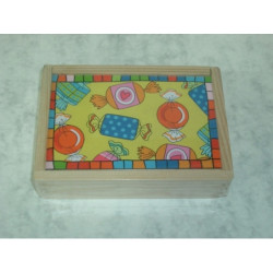 JUEGO MEMORY MADERA WG INFANTIL ANIMALES PEQUEÑO 54048 ^