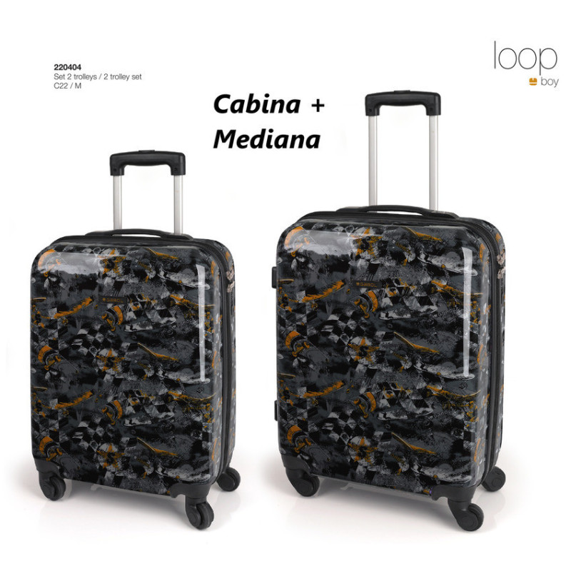 LOTE 2 TROLLEYS GABOL17 SCHOOL LOOP RIGIDAS CABINA+MEDIANA 220404 ^