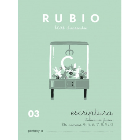 RUBIO CALIGRAFIAS VALENCIANO Nº  03 PTE 10U