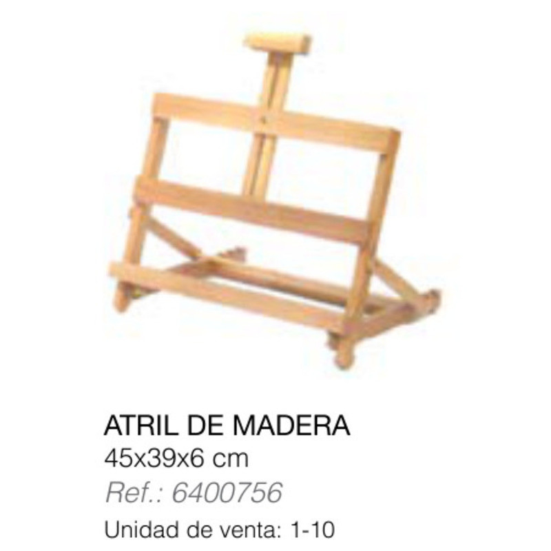ATRIL MADERA ARTIST PINO 45*39*6 PLEGABLE 6400756