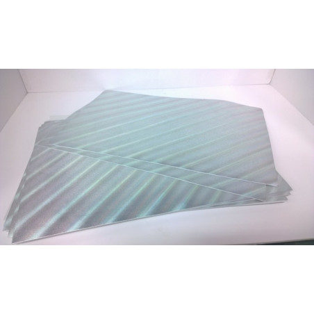 LAMINA EVA 2MM 40*60 METALIZADA PLATA PTE 10U A15