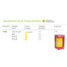 ETIQUETAS APLI GOMETS XL 4 FORMAS AMARILLO 11160