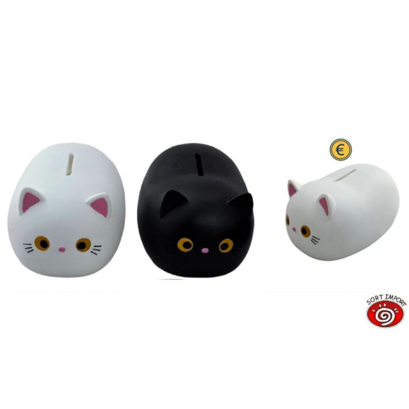 HUCHA SORT FIGURA PVC GATOS 6512