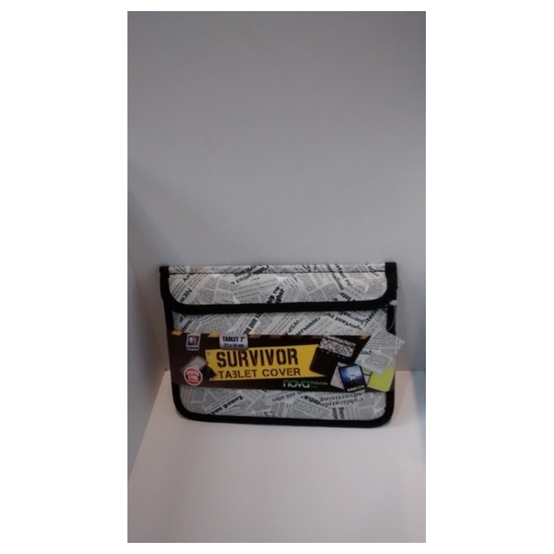 FUNDA TABLET 7" SURVIVOR PRENSA PERIODICO C/CREMALLERA ^