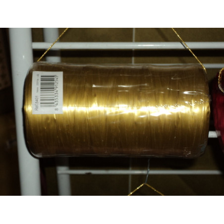 CINTA RAFIA  4MM 200YD METAL ORO REF 150 COLOR 15