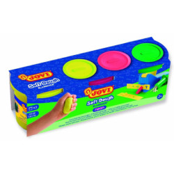 PLASTILINA JOVI BLANDIVER SURTIDA FLUOR BOTE 450 125ML C/5U