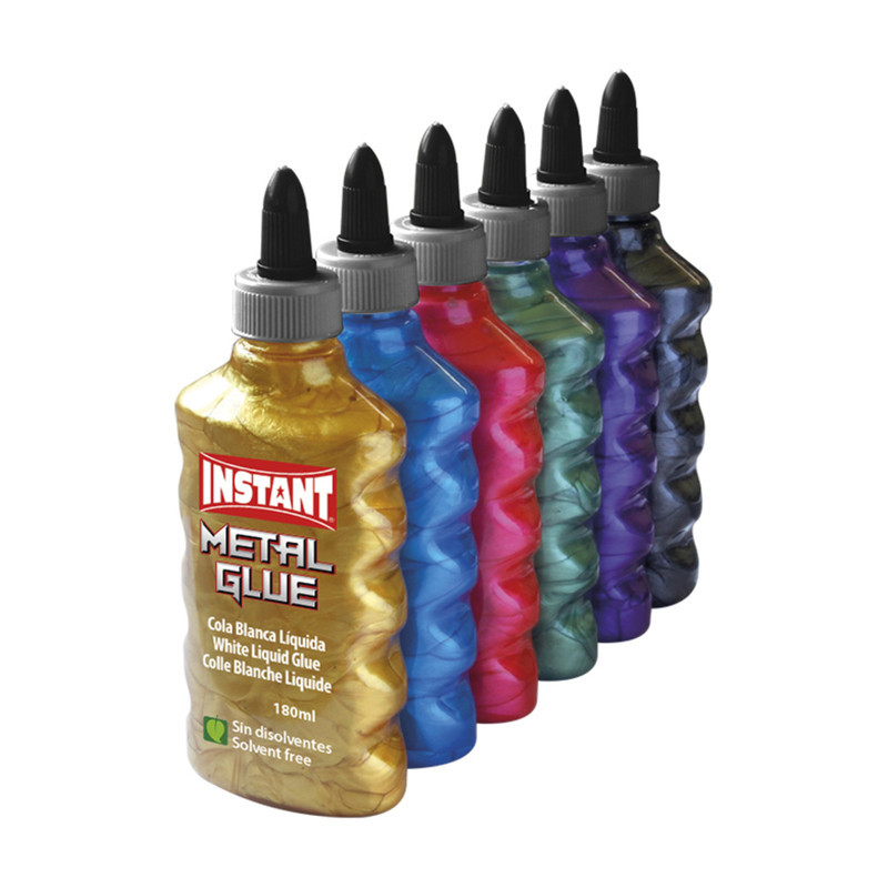 PEGAMENTO INSTANT METALIZADA COLOR LIQUIDA 147ML C/6U 14871