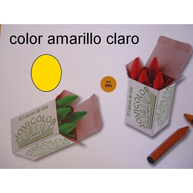 CERAS JOVICOLOR GRANEL AMARILLO CLARO C/12
