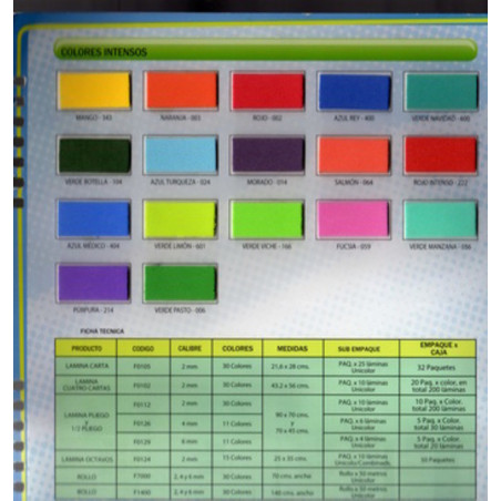 LAMINA EVA 2MM 43*56 VERDE NAVIDAD PTE 10U F0102-600 ^