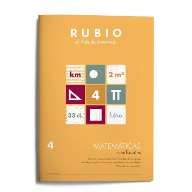 RUBIO MATEMATICAS Nº  4 UNIDAD