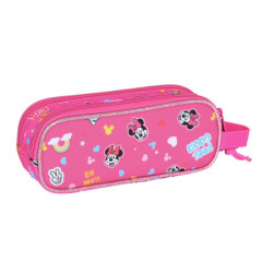 PORTATODO DOBLE MINNIE MOUSE "LUCKY" 812212513 8*21 SAFTA22