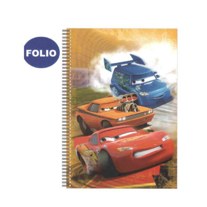 CUADERNO DEC FL ESPIRAL CARS TE 100H AS2030 ^