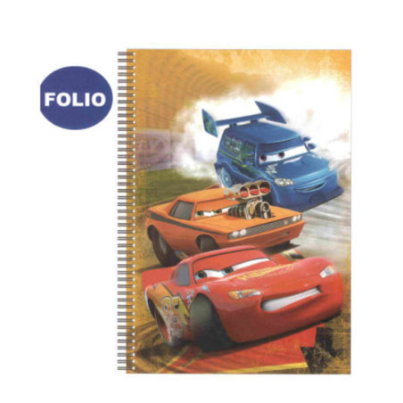 CUADERNO DEC FL ESPIRAL CARS TE 100H AS2030 ^
