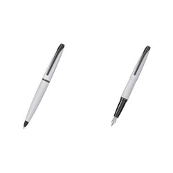 JUEGO BOLIGRAFO PLUMA CROSS ATX CROMADO 887-43MS