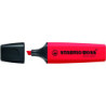 MARCD. FLUORESCENTE ROJO REAL STABILO BOSS