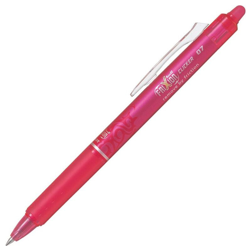 BOLIGRAFO PILOT FRIXION CLICKER RETRACTIL ROSA BLRT-FR7-RS BLISTER UNIDAD