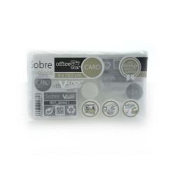 DOSSIER VELCRO OFFICEBOX 6,2*10,5 TRANSPARENTE BOLSA 10U 90661