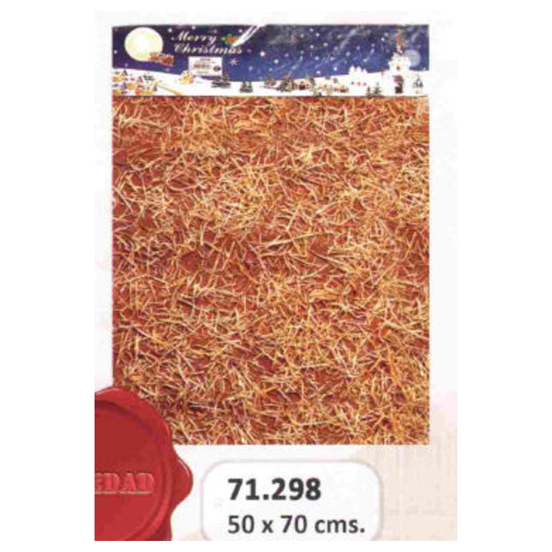 SUELO PAJA HOJA 50*70 71298 ^