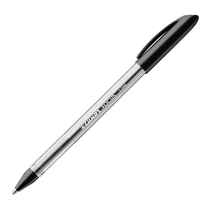BOLIGRAFO LUXOR FOCUS NEGRO CAJA 50U ECONOMICO 1771 DMM