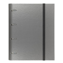 CARPEBLOC DEC RINGBOOK 4A A4 CARCHIVO C/GOMA Y RECAMBIO METAL GRIS 12257408