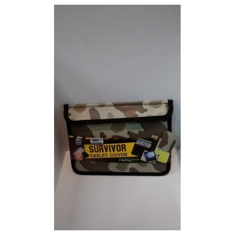 FUNDA TABLET 7" SURVIVOR CAMUFLAJE C/CREMALLERA ^