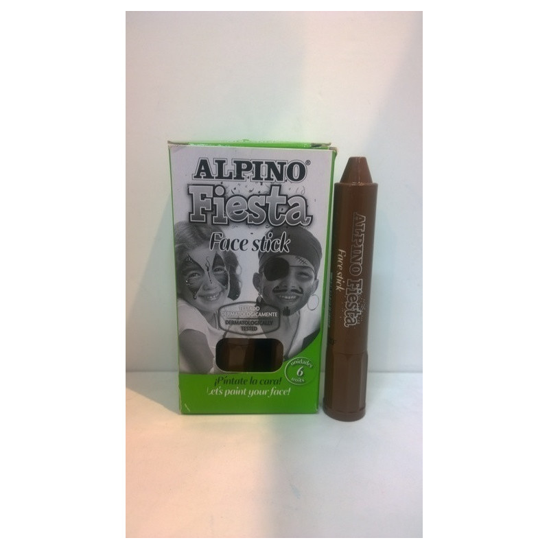 MAQUILLAJE ALPINO FIESTA FACE STICK CAJA 6 BARRAS MARRON