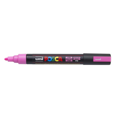 MARCADOR UNI-BALL POSCA PC-5M PUNTA REDONDA 1,8-2,5MM FLUOR ROSA -F13-