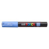 MARCADOR UNI-BALL POSCA PC-1M. PUNTA FINA 0,7MM AZUL CIELO -48-
