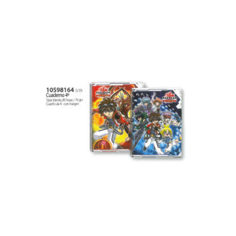 CUADERNO DEC 4º ENRI 11 BAKUGAN NEW VESTROIA 80H TB 10598164 ^