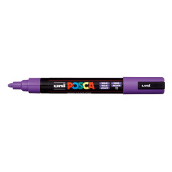 MARCADOR UNI-BALL POSCA PC-5M PUNTA REDONDA 1,8-2,5MM VIOLETA -12-