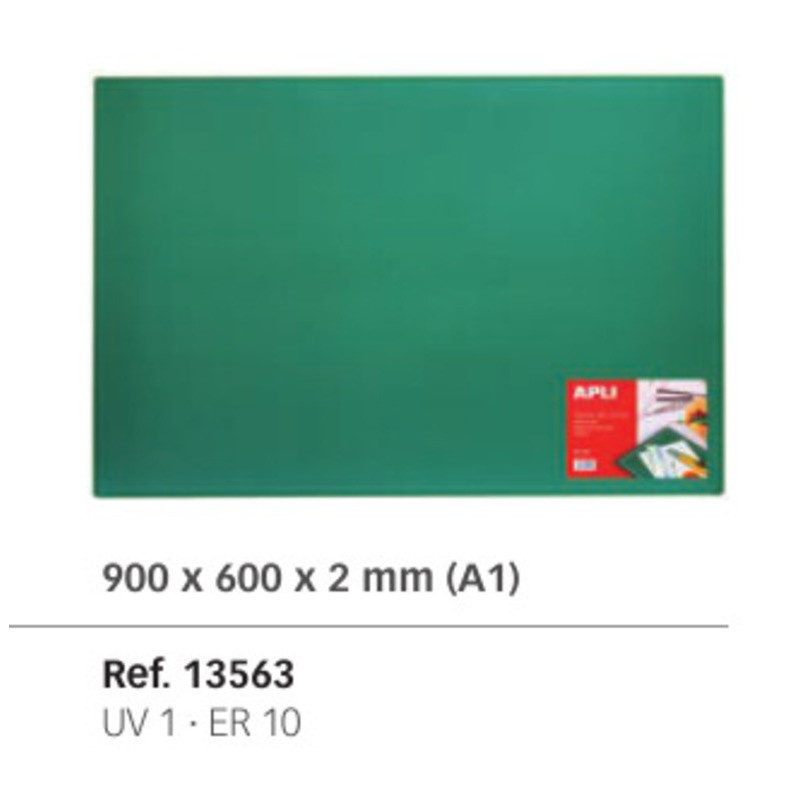 PLANCHA CORTE APLI 60*90 SILICONA VERDE 13563