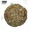 BOLA MIMBRE ORO LENTEJUELAS 15CM 50214 ^