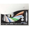 ROTULADOR GRAPH'IT DOBLE PUNTA PINCEL BASE ALCOHOL CAJA 24U COLORES ARCHITECTURE GI80212 MCH