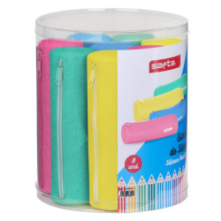 SET 8 PORT. REDONDOS SILICONA SURT. SAFTA SILICONE GLITTER SAFTA26 312189977 23X19,5 UNIDAD