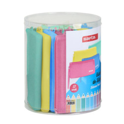 SET 12 PORT. PLANOS SILICONA SURT. SAFTA SILICONE GLITTER SAFTA26 312189975 23X19,5 UNIDAD