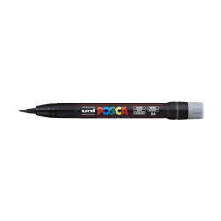 MARCADOR UNI-BALL POSCA PCF-350 PUNTA PINCEL NEGRO -24-