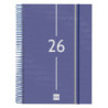 AGENDA YEAR E40 1DP 2026 AZUL+ FINOCAM26 741111026 230 X 29 X 297 MM