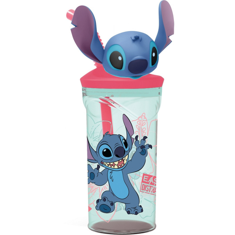 VASO FIGURITA 3D 360ML STITCH "SWEET" SAFTA26 74869 23X9 UNIDAD