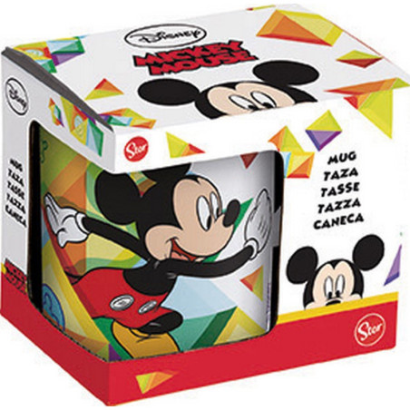 TAZA GRANDE 325ML MICKEY MOUSE "HAPPY SMILES" SAFTA25 ENERO 78121