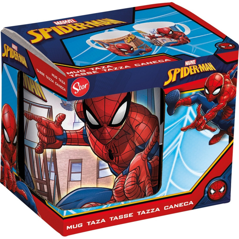 TAZA GRANDE 325ML SPIDER-MAN "GREAT POWER" SAFTA26 78325 10X11,7 UNIDAD