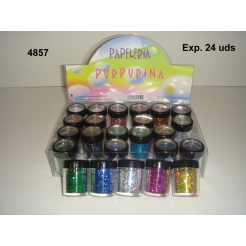 PURPURINA WG HOLOGRAFICA SURTIDA C/24U 48570