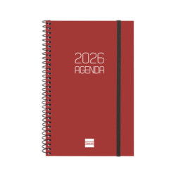 AGENDA OPAQUE E5 SVH 2026 BURDEOS+ FINOCAM26 742757426 125 X 14 X 181 MM