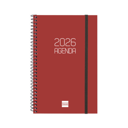 AGENDA OPAQUE E5 SVH 2026 BURDEOS+ FINOCAM26 742757426 125 X 14 X 181 MM